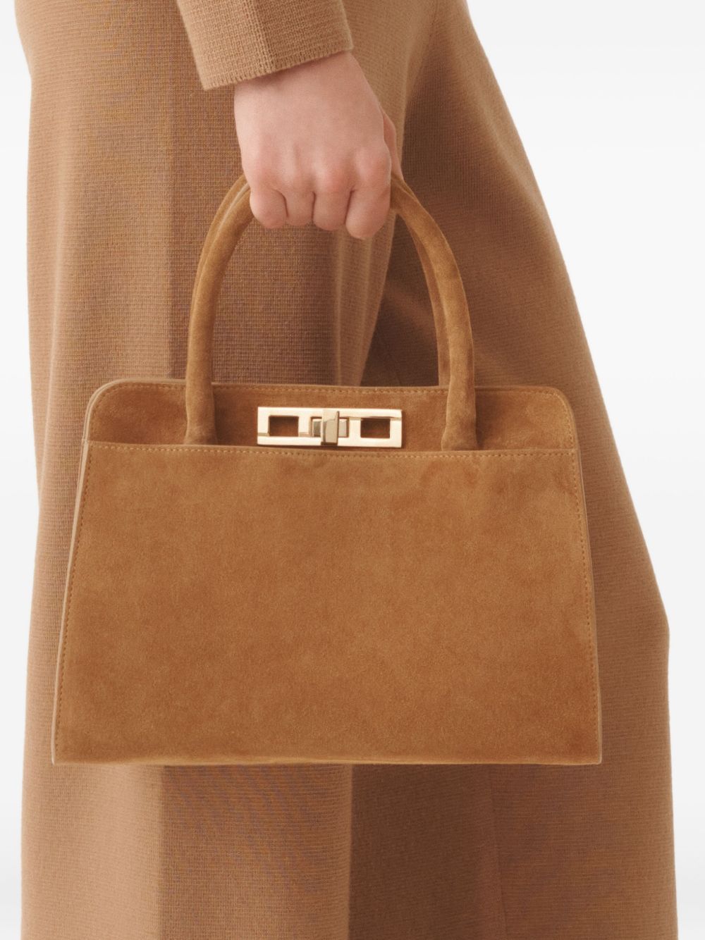 Fabiana Filippi Bags Leather Brown Real Suede