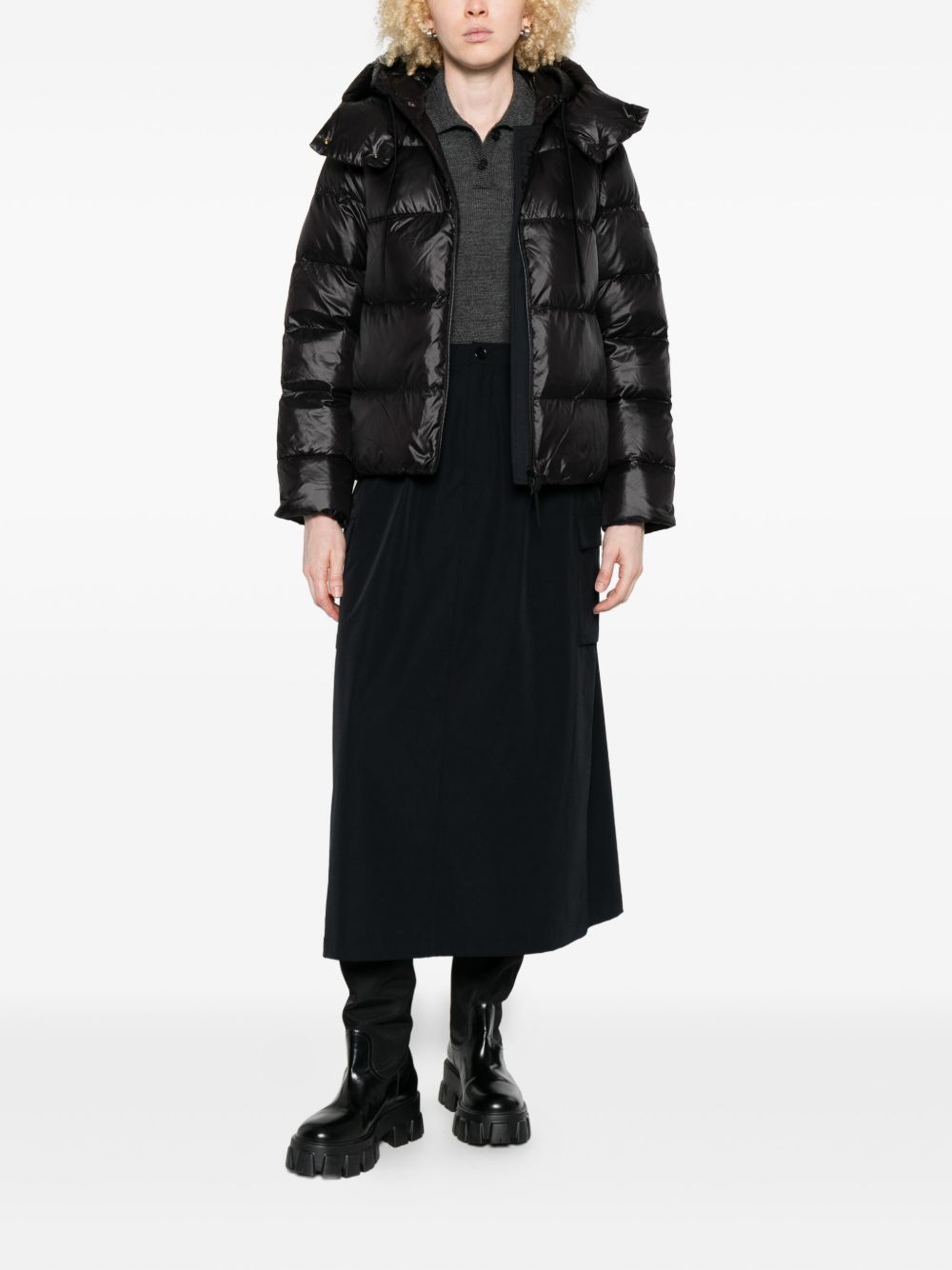 Peuterey Coats Black Polyamide