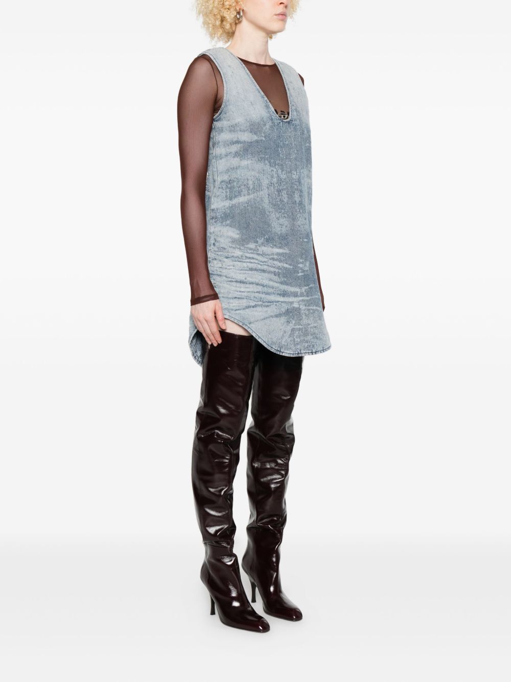 Diesel Dresses Clear Blue