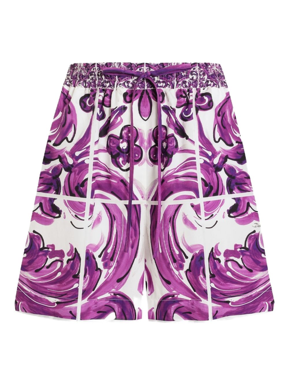 Dolce & Gabbana Shorts Purple Natural (veg)->cotton100.0 %