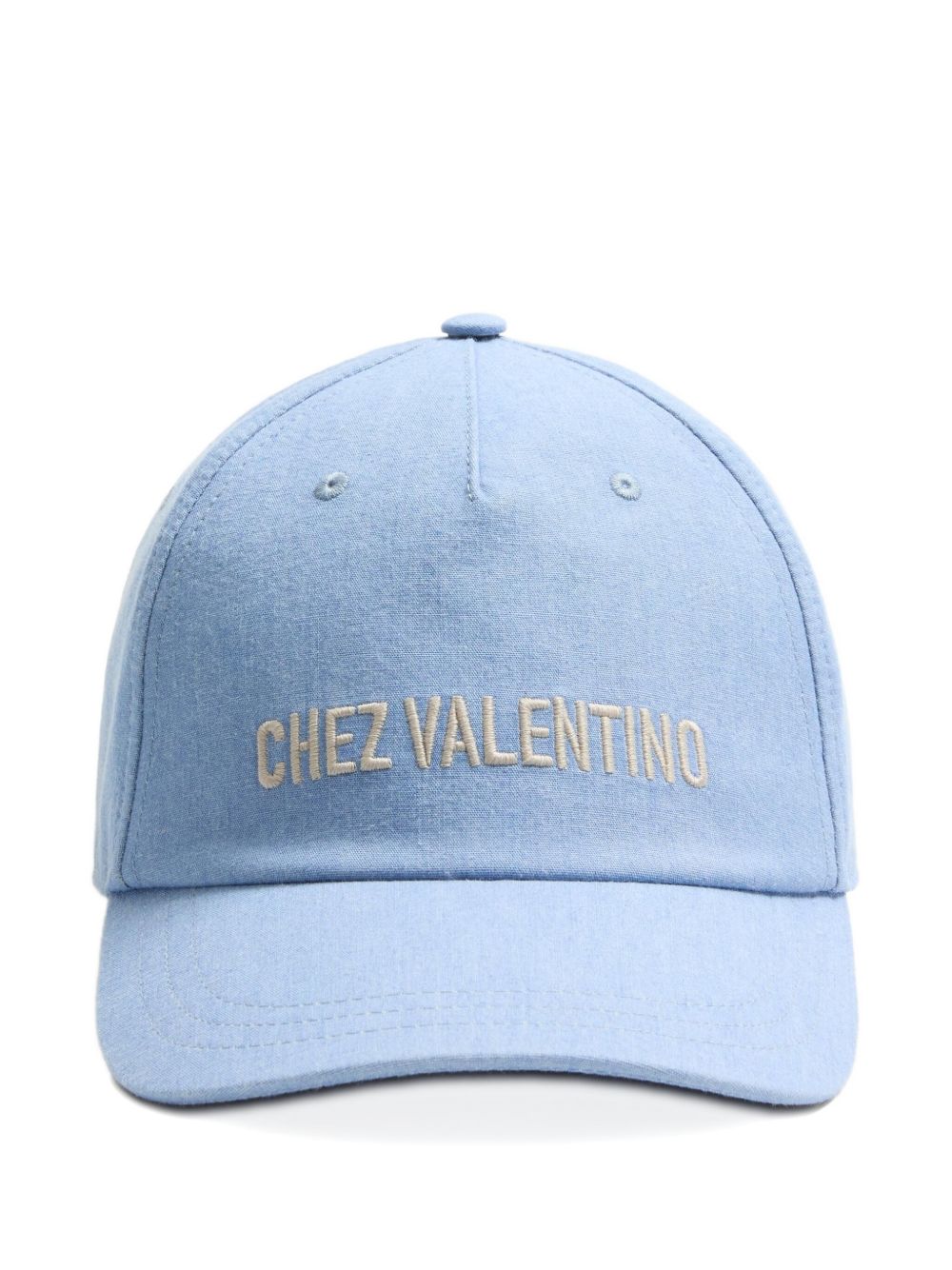 Valentino Garavani Hats Clear Blue Cotton