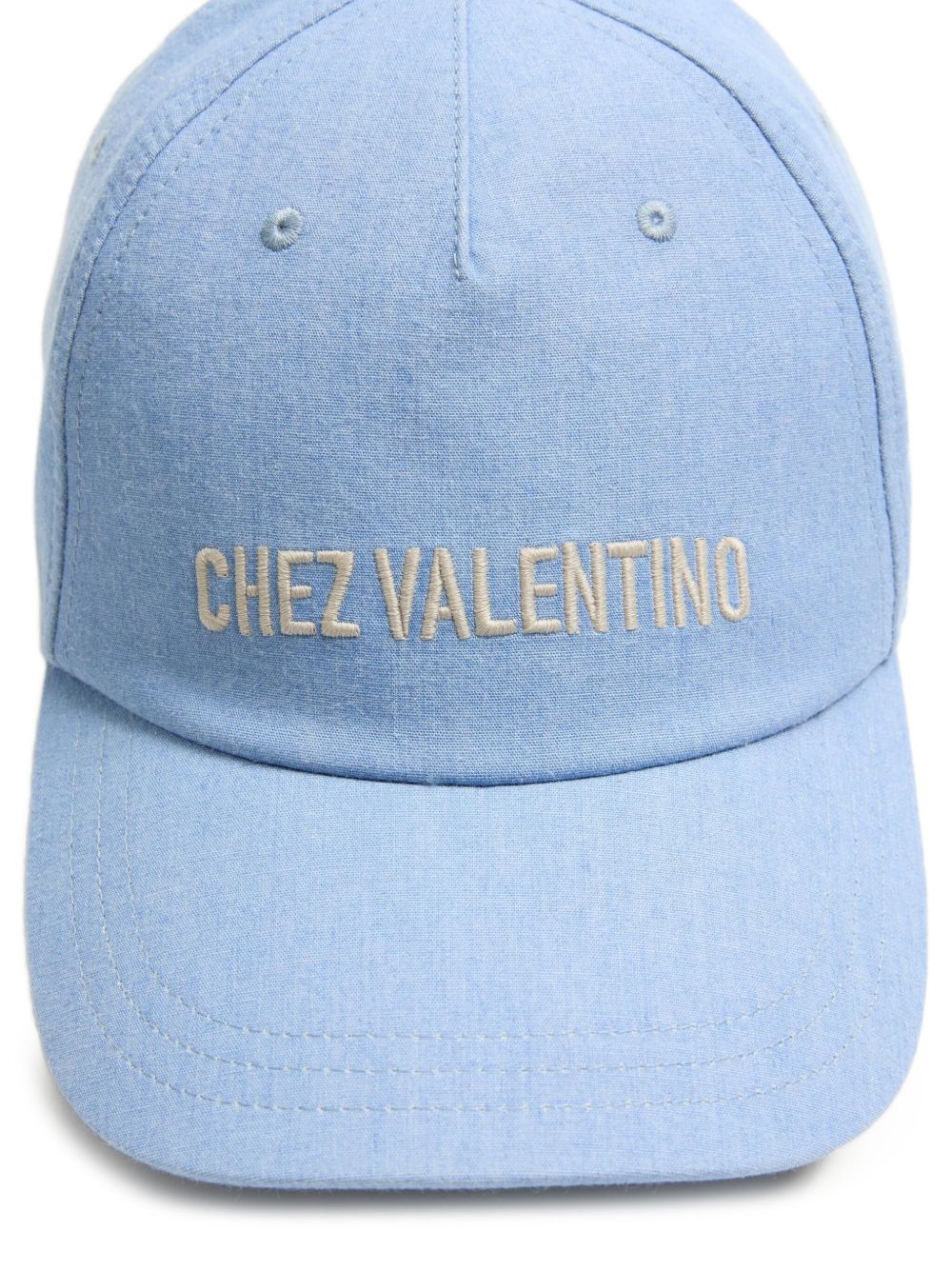 Valentino Garavani Hats Clear Blue Cotton