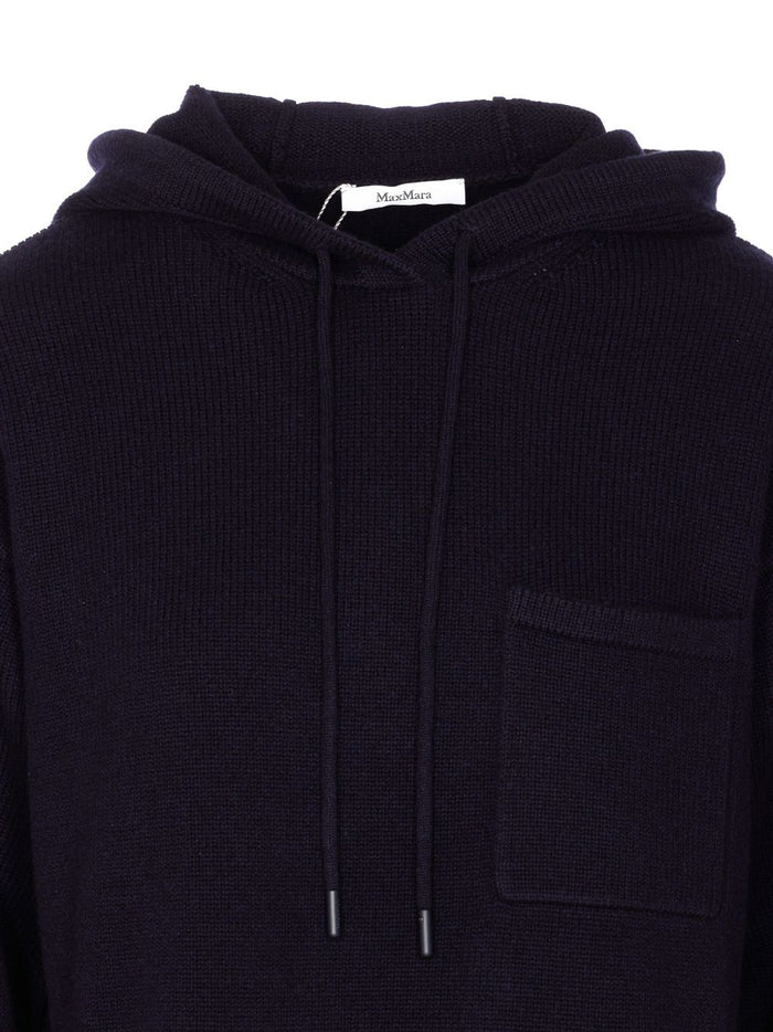 Max Mara Sweaters Blue Wool