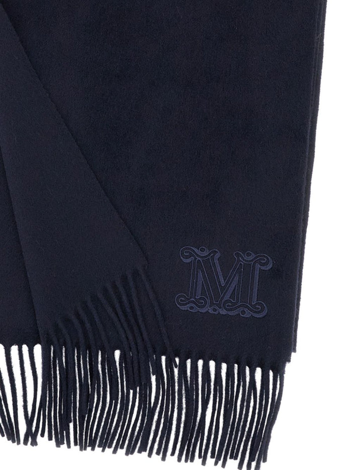 Max Mara Scarfs Blue Cashmere