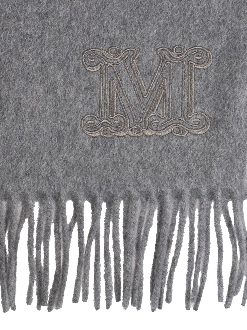 Max Mara Scarfs Light Grey Cashmere