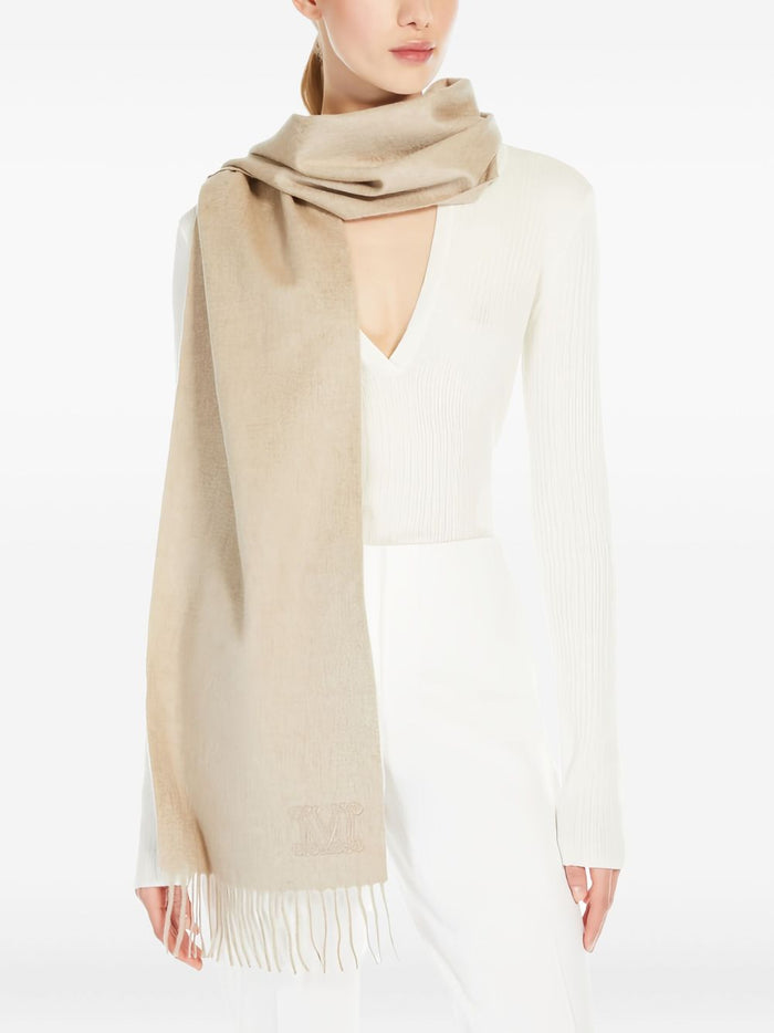 Max Mara Scarfs Brown Cashmere