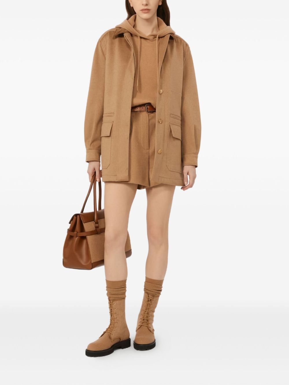 Max Mara Sweaters Camel Wool