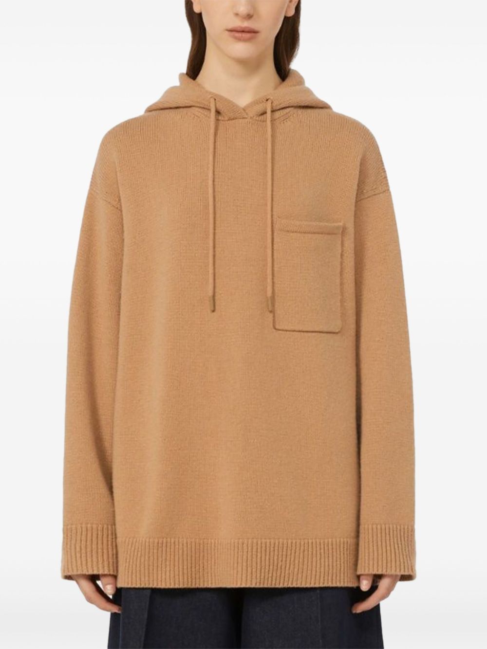 Max Mara Sweaters Camel Wool