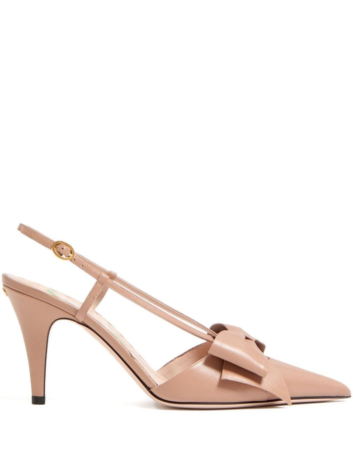 Valentino Garavani With Heel Powder Leatehr