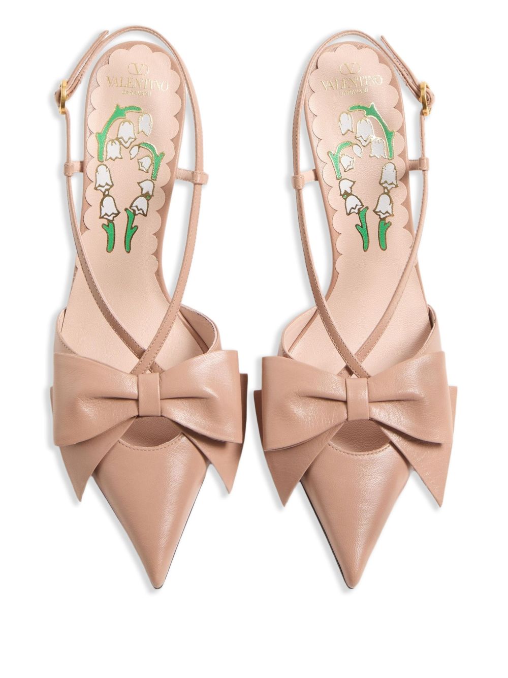 Valentino Garavani With Heel Powder Leatehr