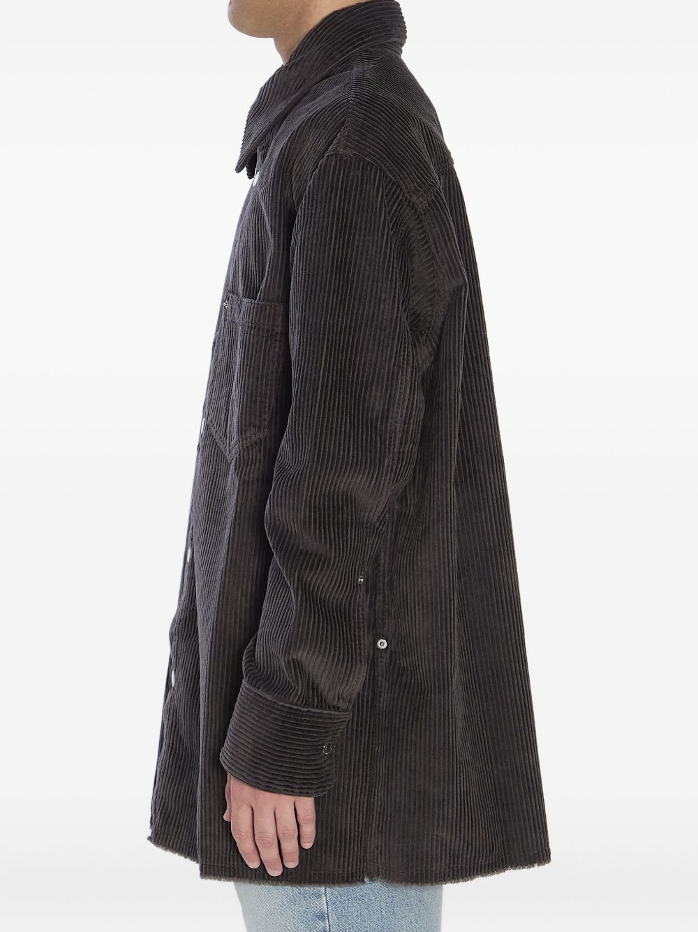 Ami Paris Shirts Grey Cotton