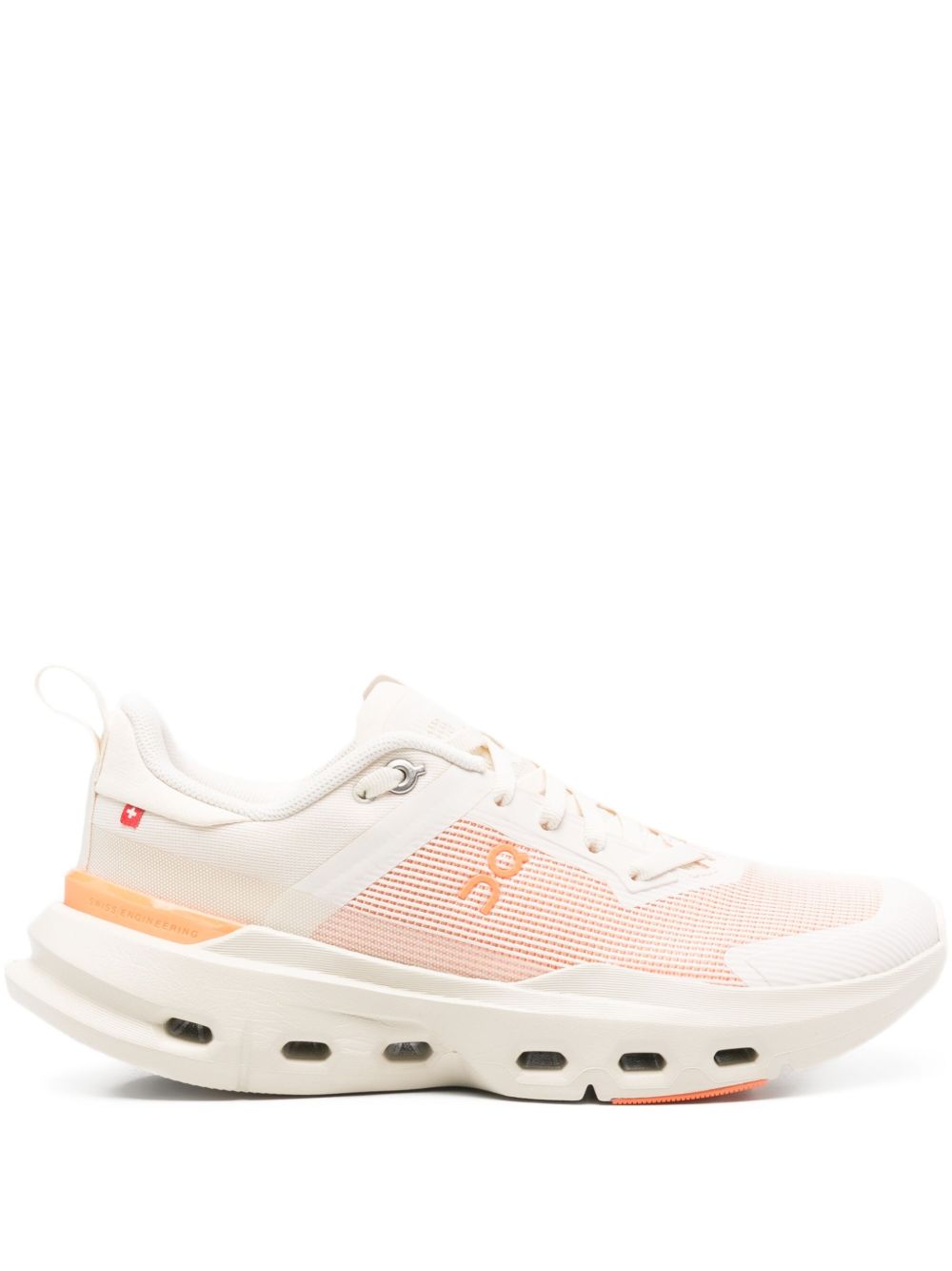 On Sneakers Orange Outer: Fabric
