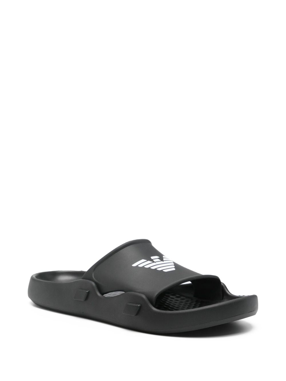 Emporio Armani Sandals Nero Pvc