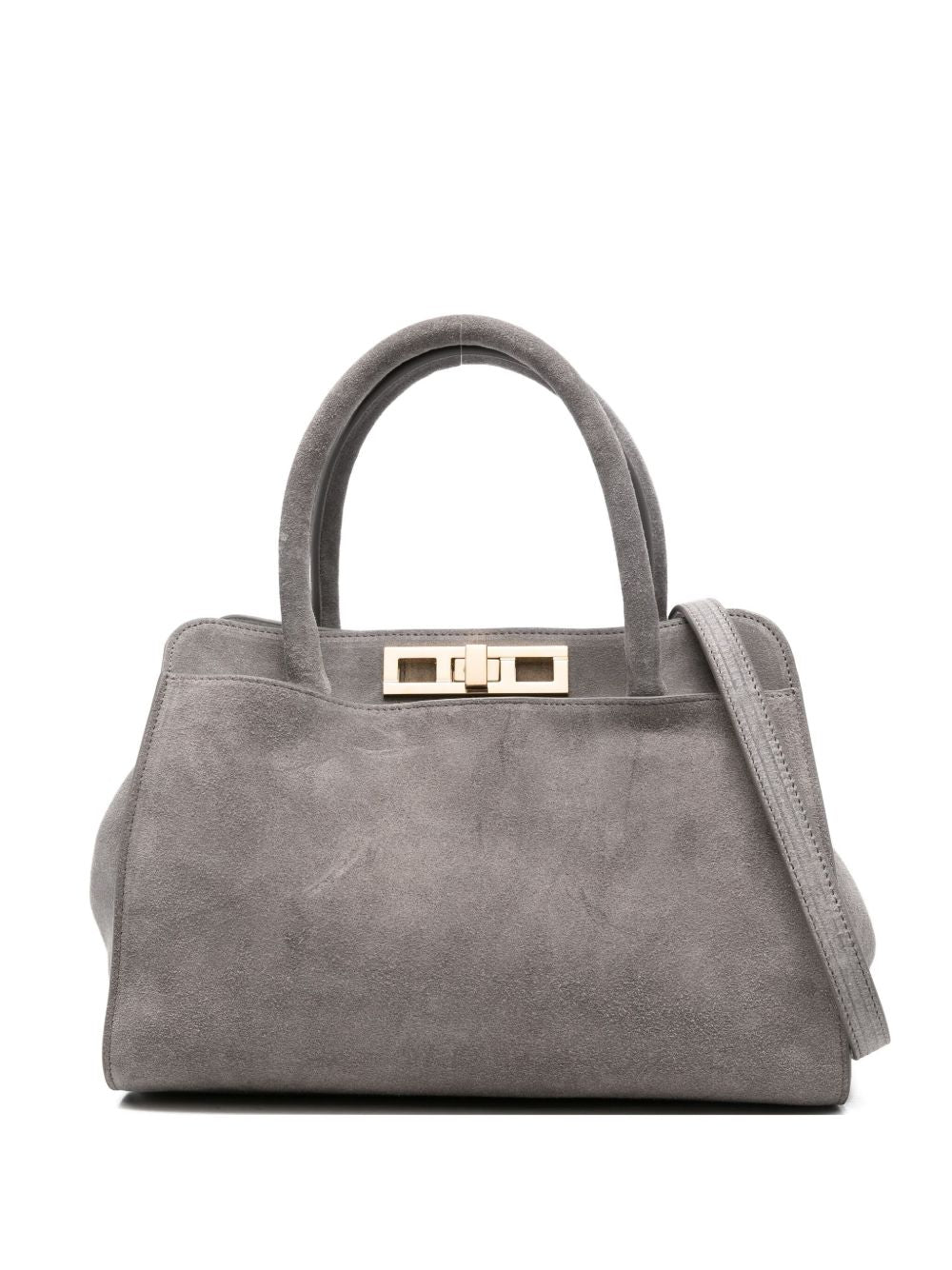 Fabiana Filippi Bags Grey Real Suede