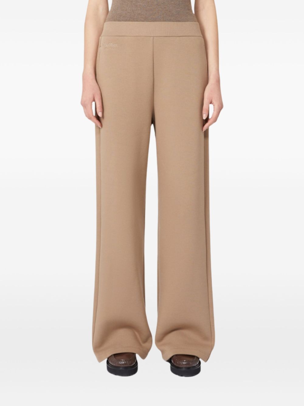 S Max Mara Trousers Beige Cotton