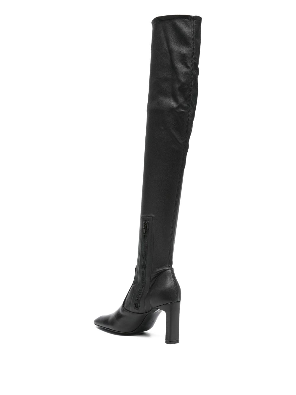 Toteme Main Boots Black Lamb Leather