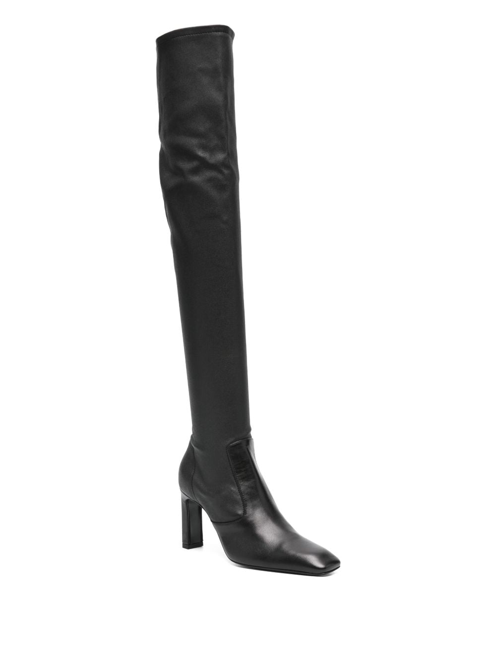 Toteme Main Boots Black Lamb Leather