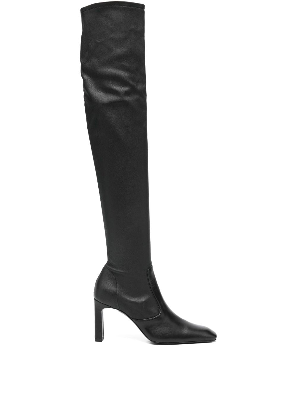 Toteme Main Boots Black Lamb Leather