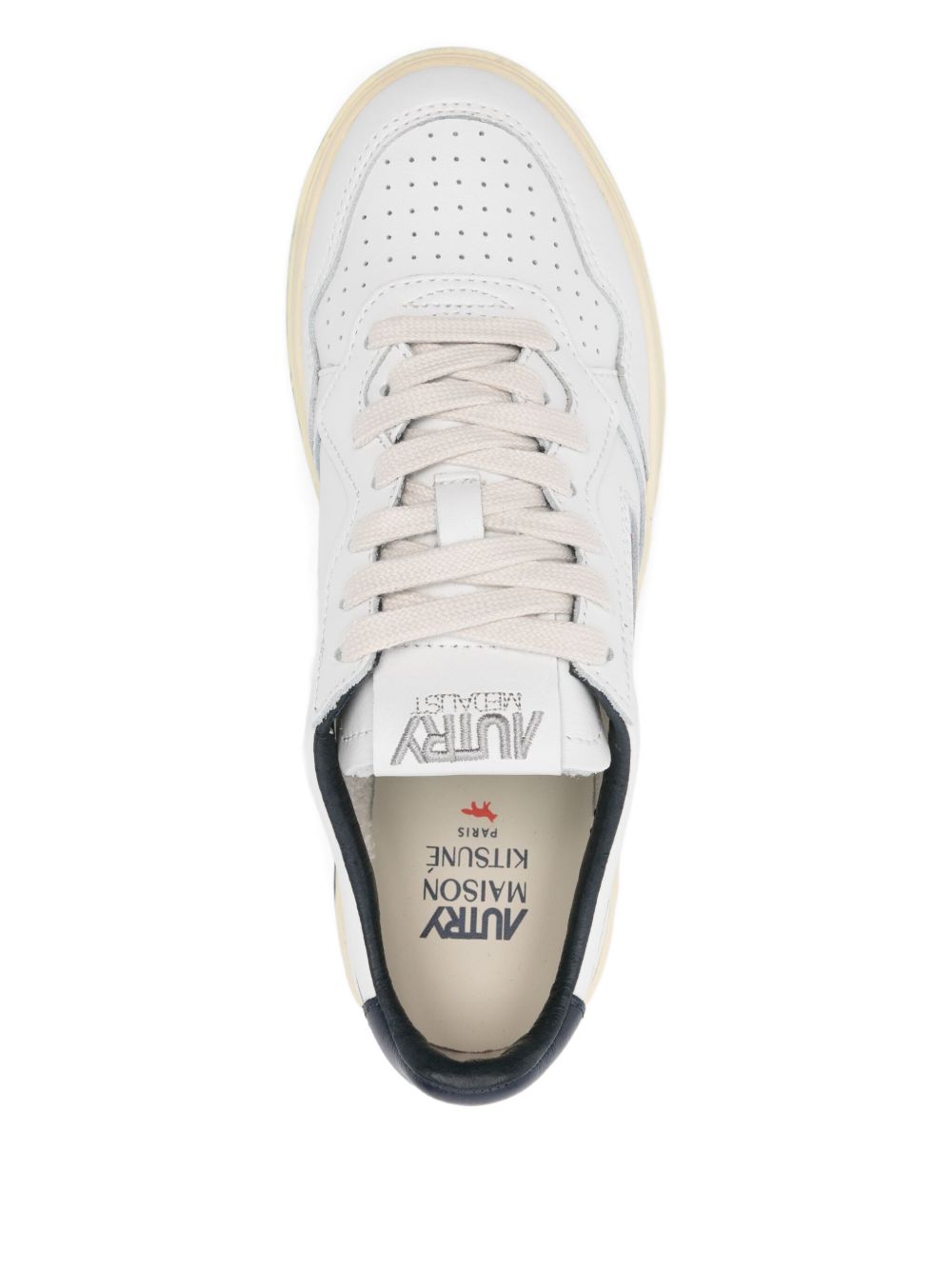 AUTRY X MAISON KITSUNE Sneakers Blue Cow Leather