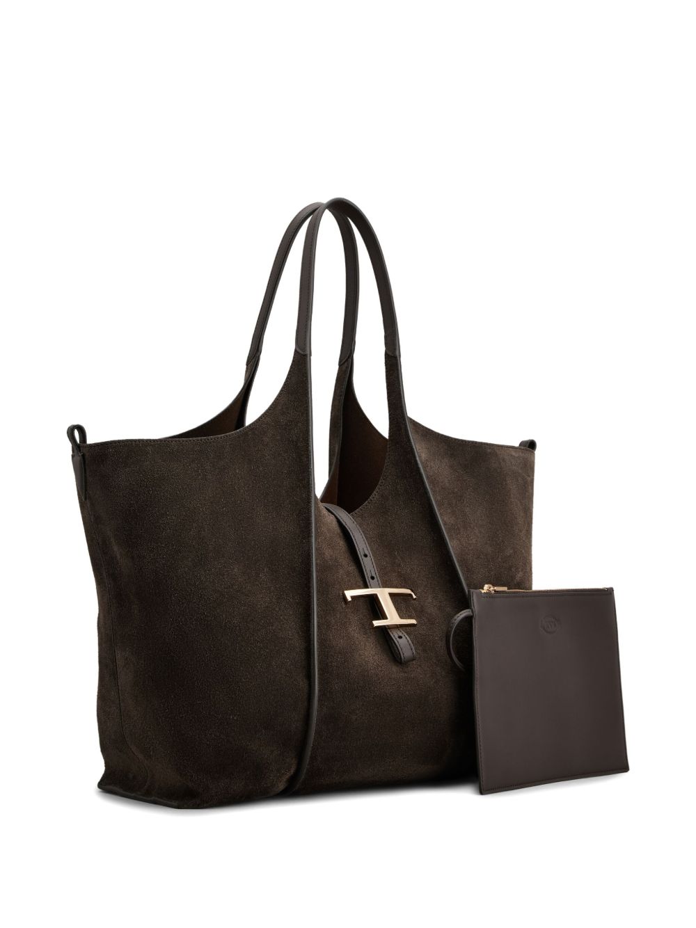 Tods Bags Marrone Scuro Furs & Skins->suede100.0 %