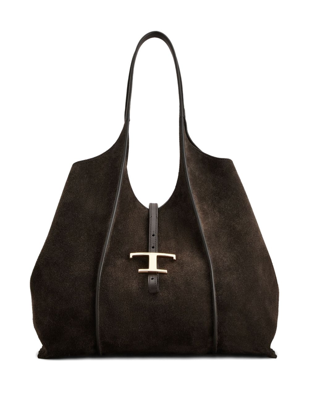 Tods Bags Marrone Scuro Furs & Skins->suede100.0 %