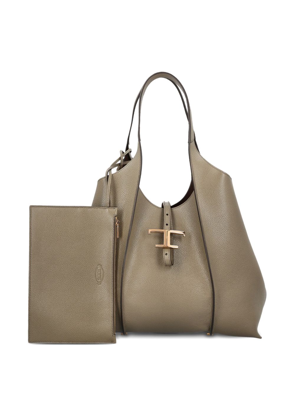 Tods Bags Dove Grey Calf Leather