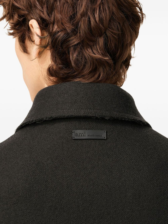 Ami Paris Jackets Grey Wool