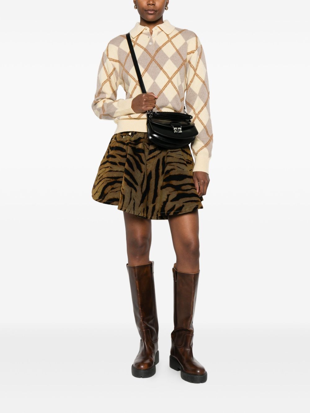 Ganni Skirts Kaki