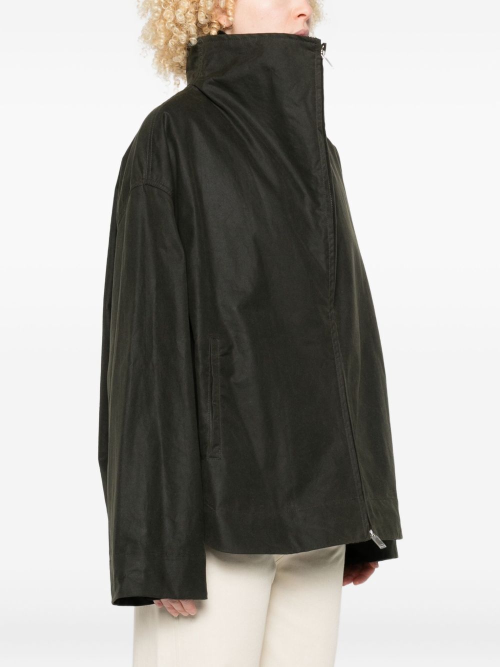 Toteme Main Jackets Green Cotton Organic