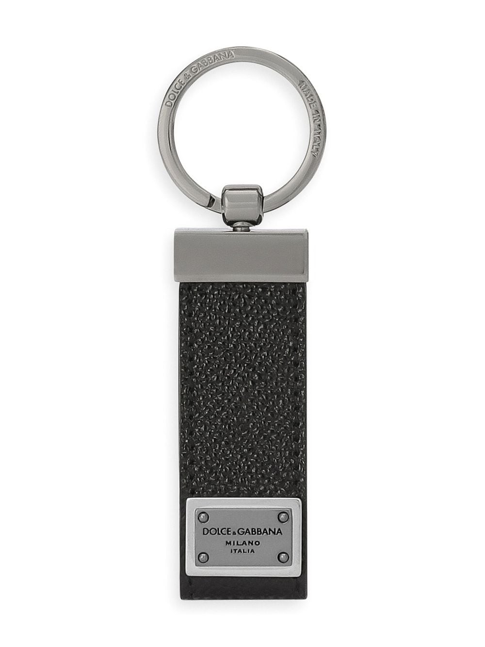 Dolce & Gabbana Keychains Black Vitello