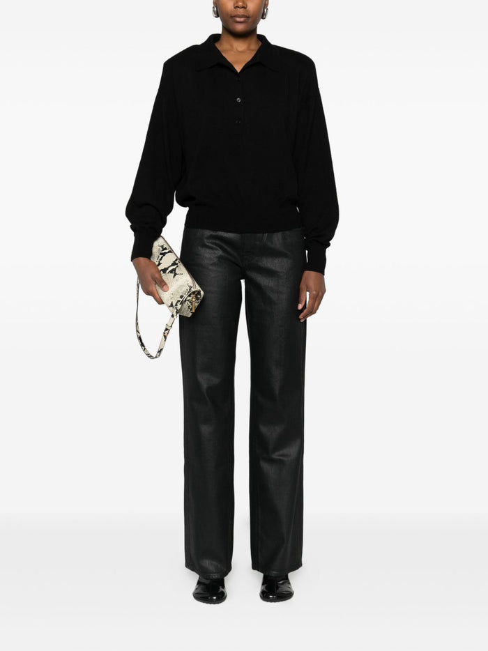 Seven Jeans Black Cotton