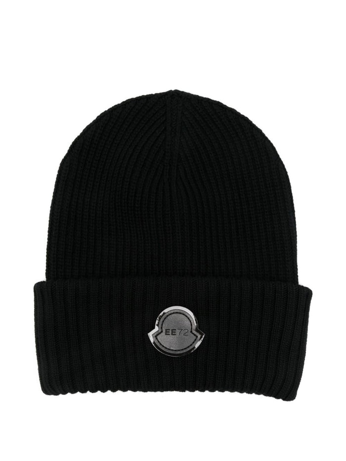 MONCLER GENIUS Hats Black Base Fabric: Virgin Wool