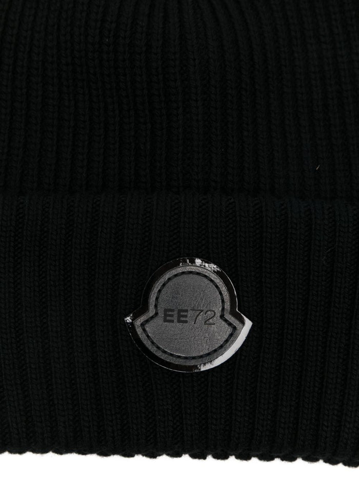 MONCLER GENIUS Hats Black Base Fabric: Virgin Wool