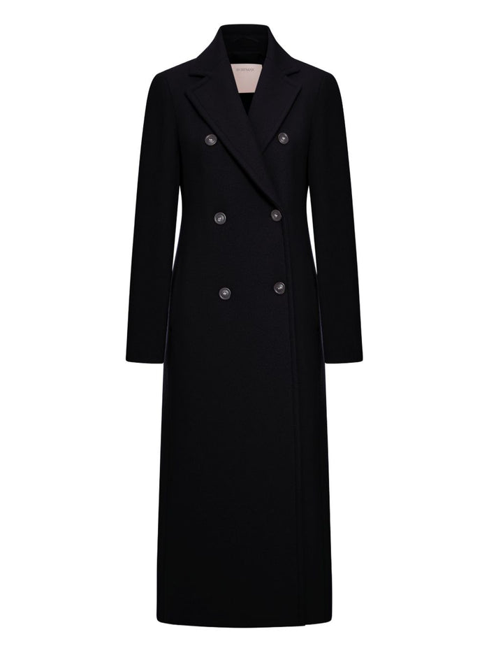 Sportmax Coats Black Wool