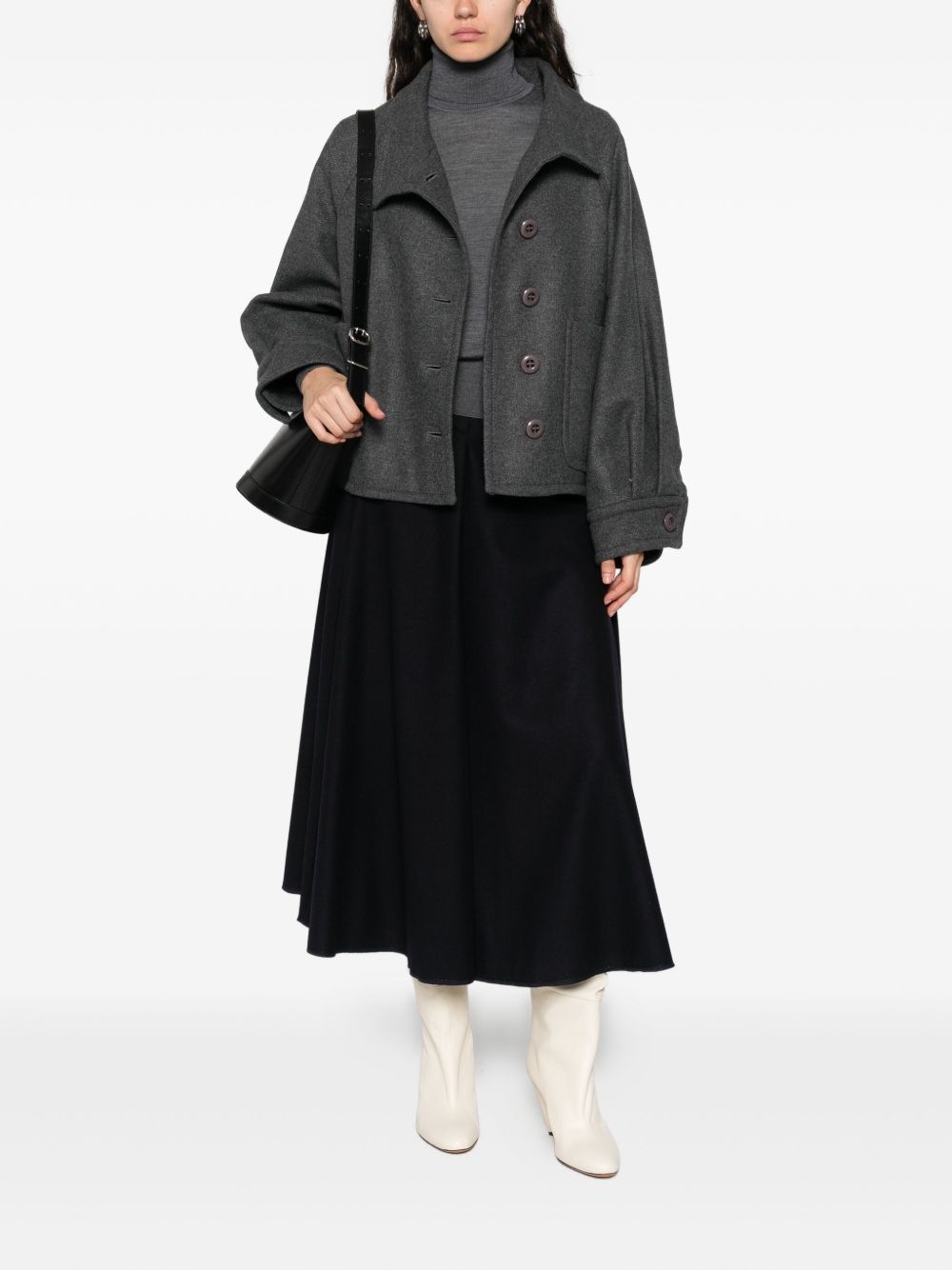 Susanne Bommer Jackets Grey Fabric