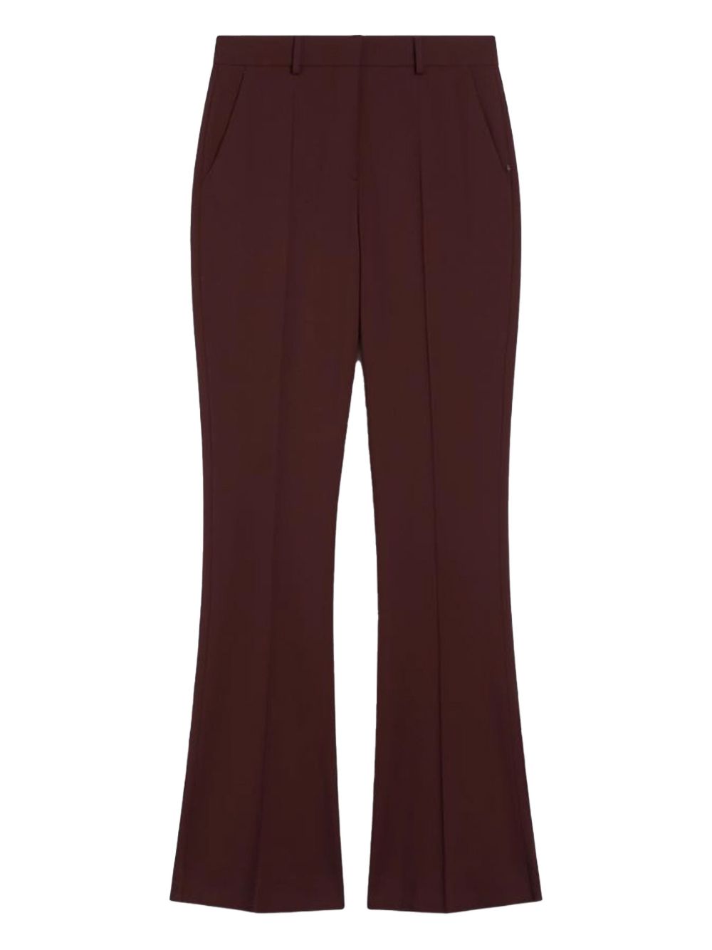 Sportmax Trousers Bordeaux Wool