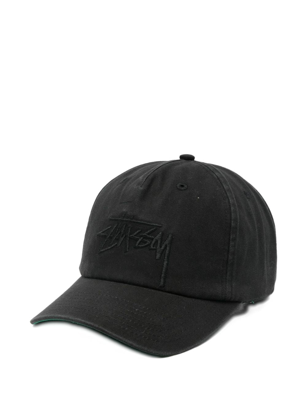 Stussy Hats Black Woven Cotton Twill
