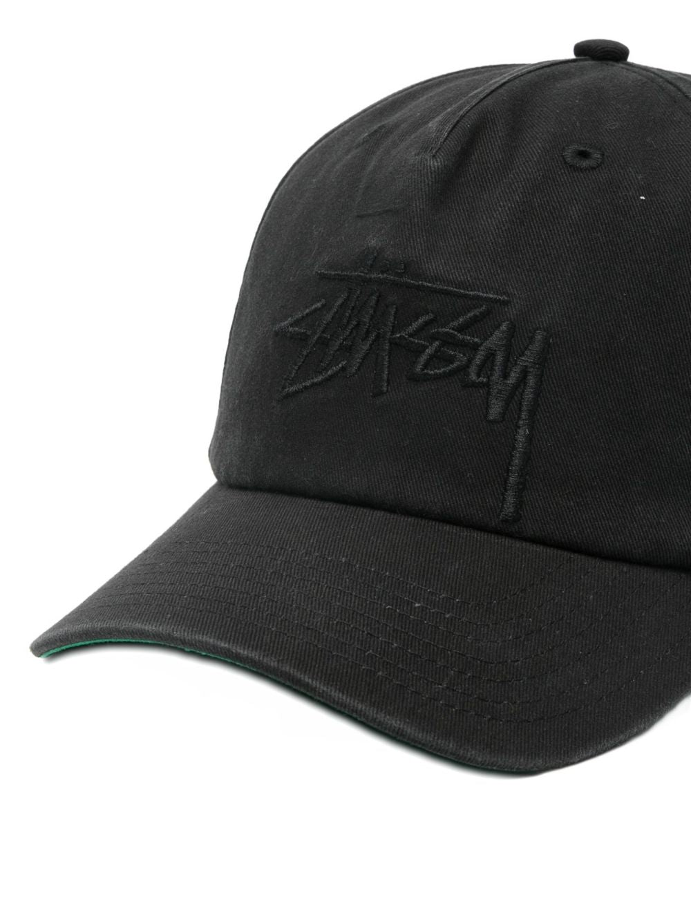 Stussy Hats Black Woven Cotton Twill