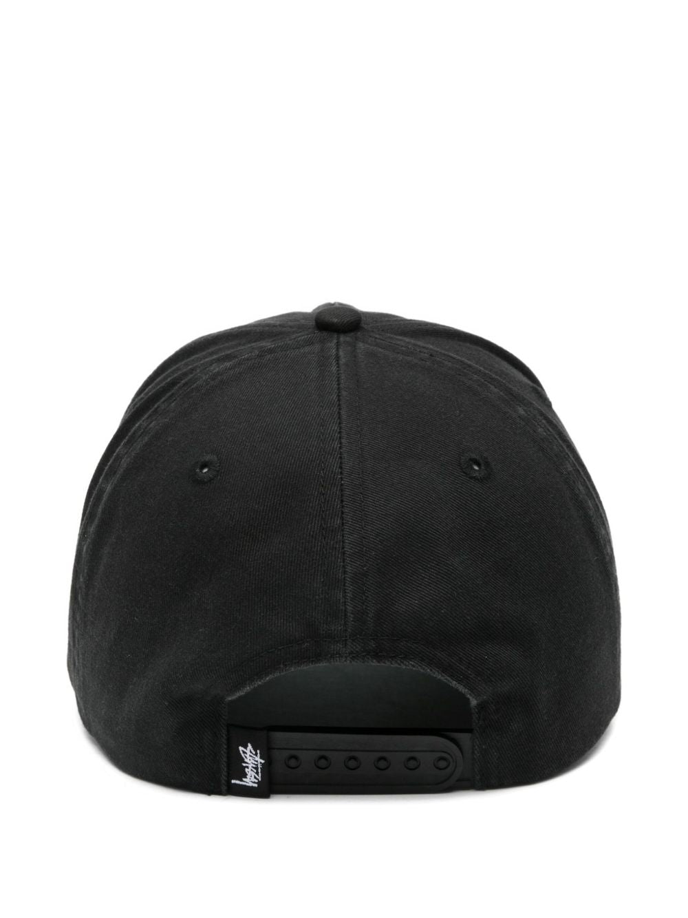 Stussy Hats Black Woven Cotton Twill