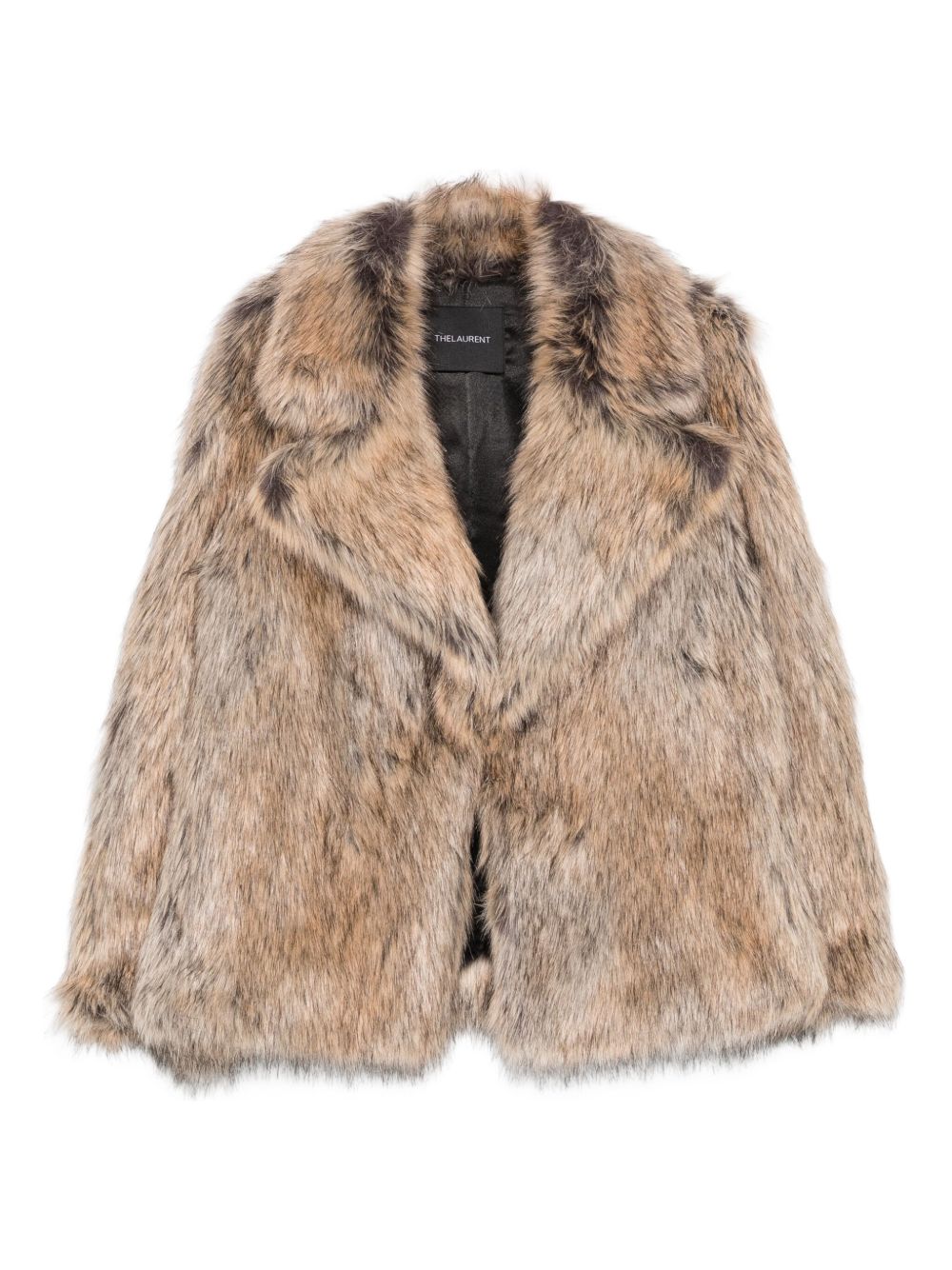 Thelaurent Coats Multicolour Artificial Fur