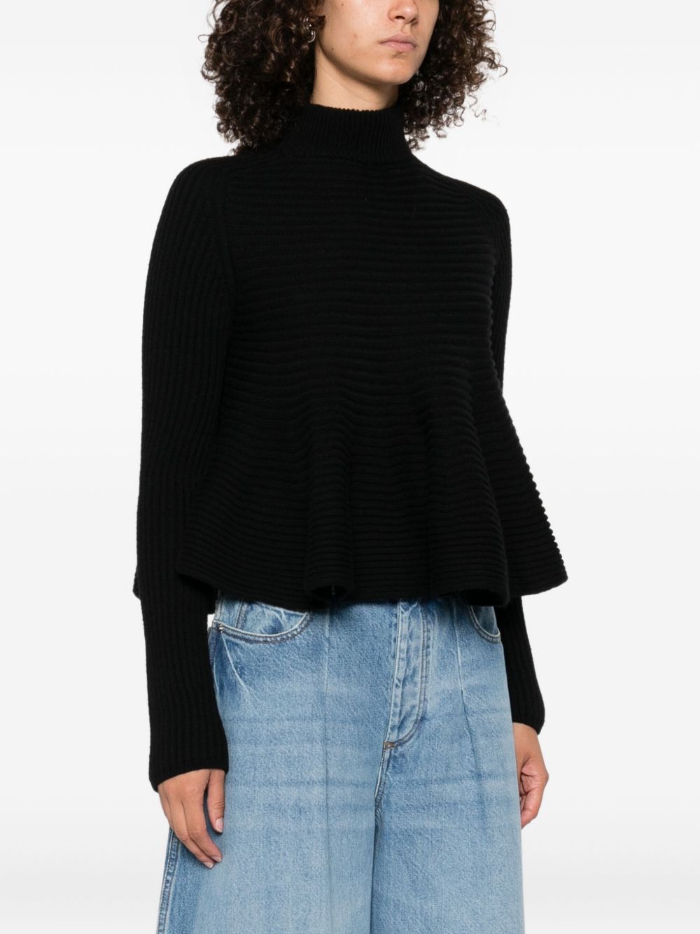Sportmax Sweaters Black Wool