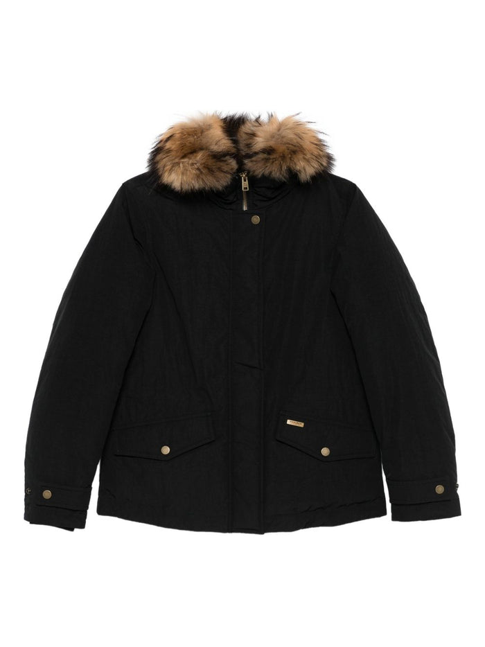 Woolrich Coats Black Polyester Polyamide