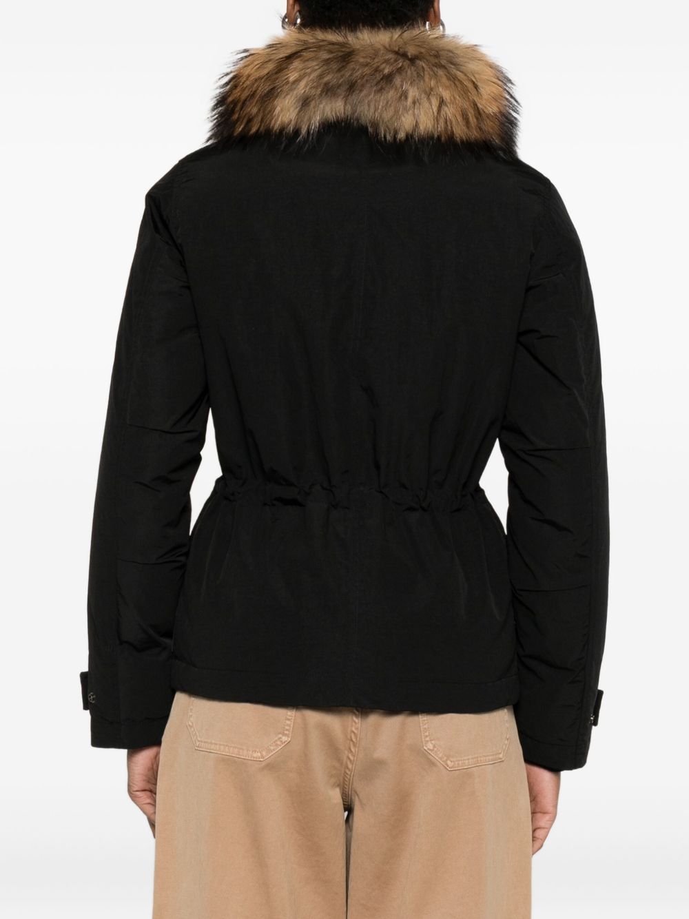 Woolrich Coats Black Polyester Polyamide