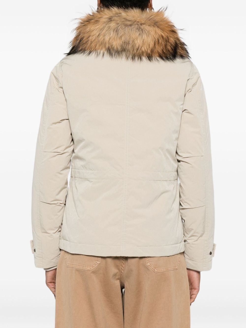 Woolrich Coats Beige Polyester Polyamide