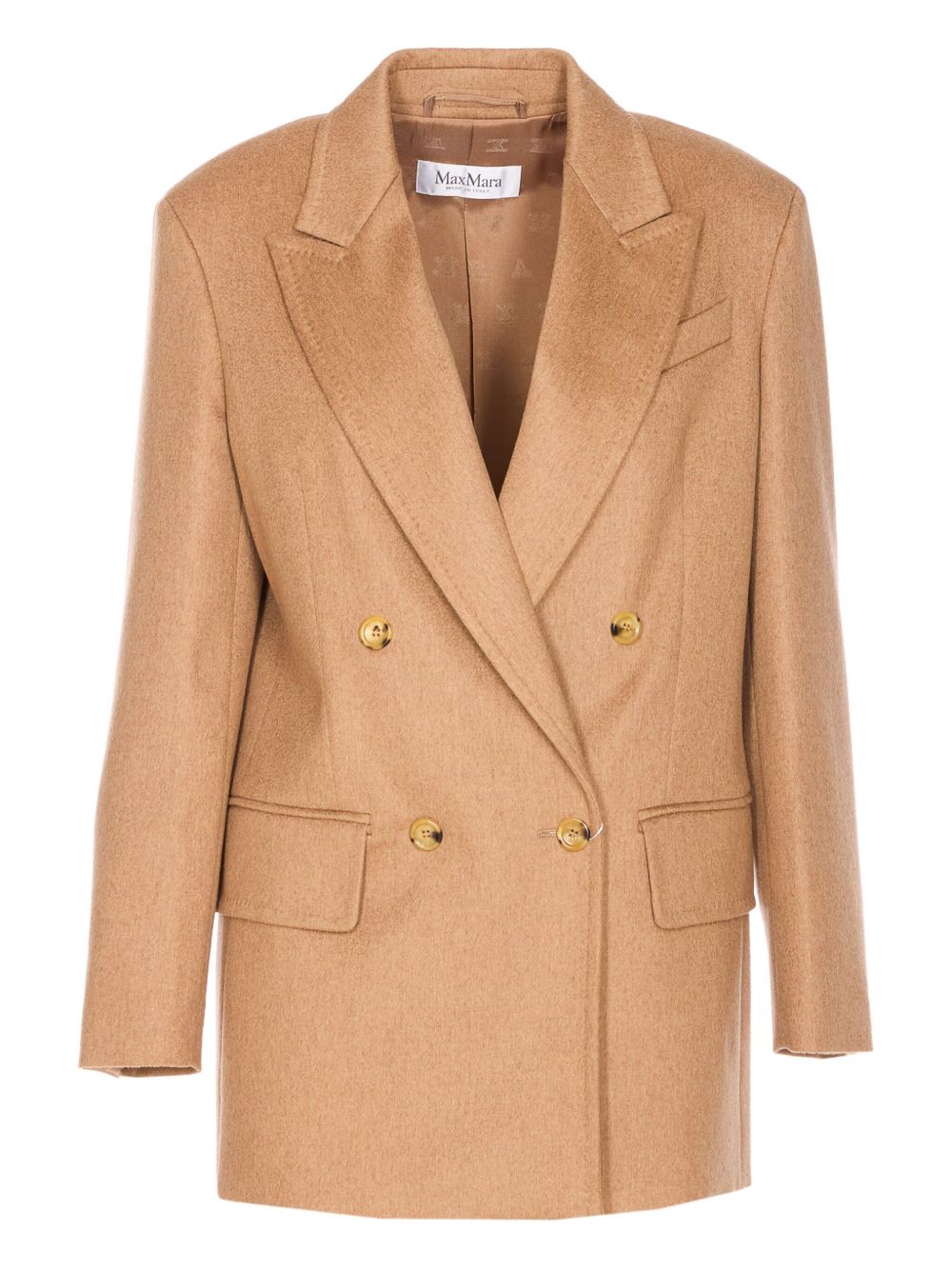 Max Mara Jackets Camel Outer: Hair