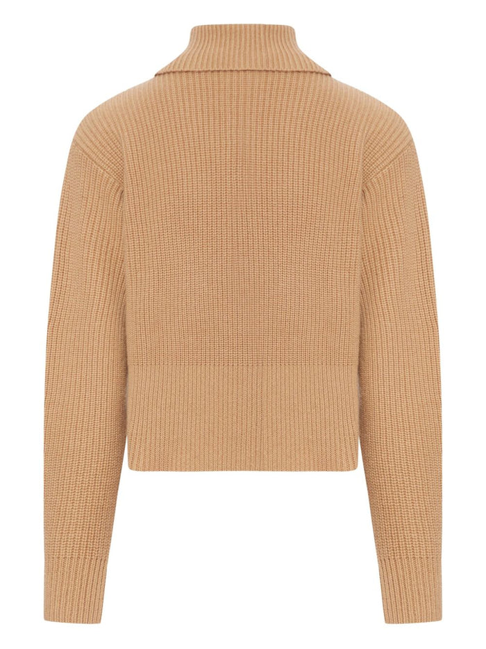Max Mara T-Shirts And Polos Camel Wool
