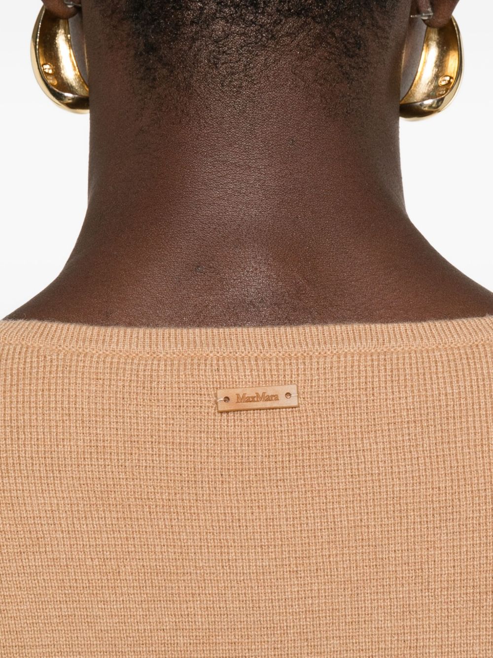 Max Mara Sweaters Camel Wool