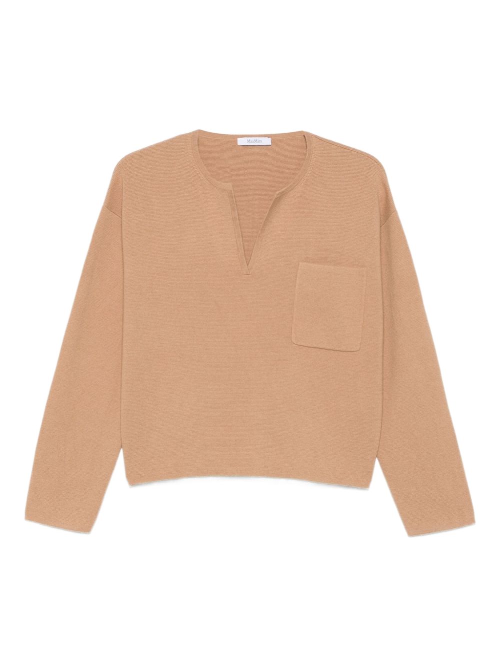Max Mara Sweaters Camel Wool