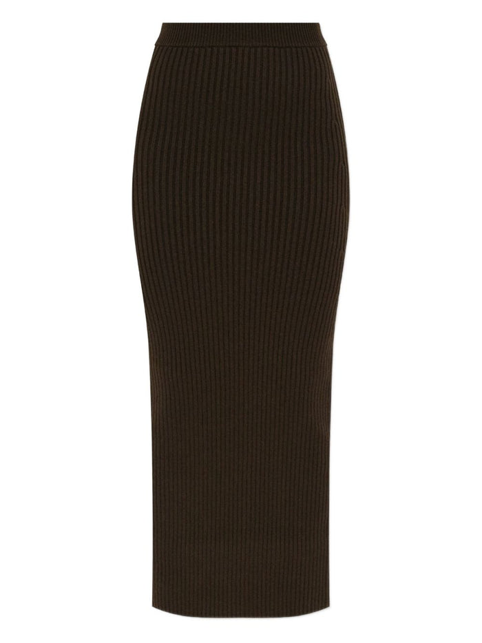 Max Mara Skirts Green Wool