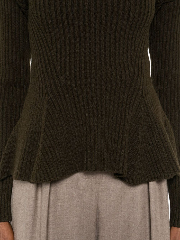 Max Mara Sweaters Green Wool